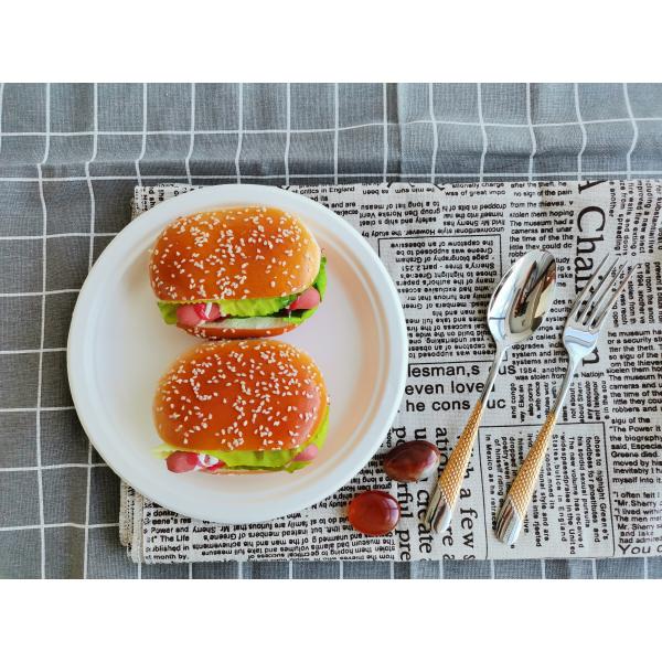 15g 9 Inch Round  Sugarcane Bagasse Disposable Tableware