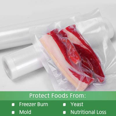 3 Side Pouch Clear Vacuum Bags Various Sizes  For Sausage Vacuum Sealer Bags Embosed
