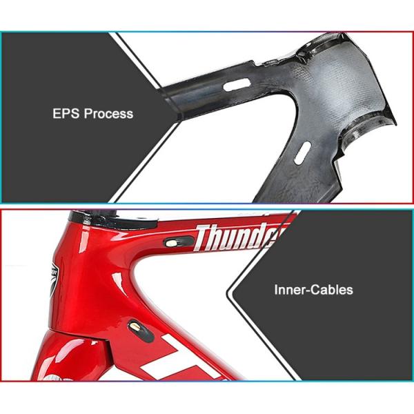 гром Twitter рамки велосипеда дороги углерода 700C 52cm Aero для велосипеда дороги