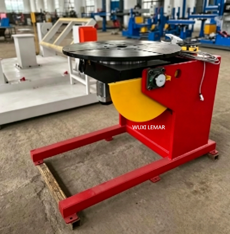 1 Ton Hydraulic Tilting Welding Positioner for Vessel Component Fabrication