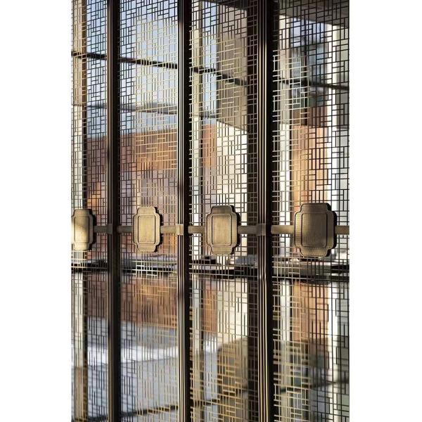 Folding Stainless Steel Hotel Furniture Mobile Screen Partition Modern