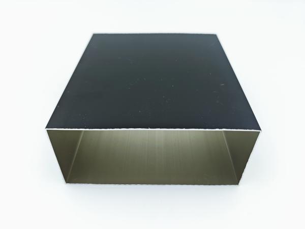 6063 6061 Mill Finished Decorative Square Aluminum Tube , Rectangular Aluminum Tube