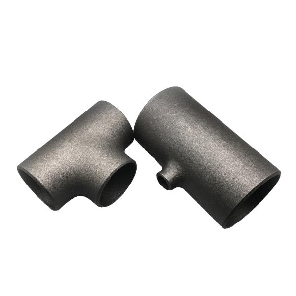 ASTM A106 Gr B Sch.40 80 Carbon Steel Tee Black Paint Or Sandblasted Galvanized