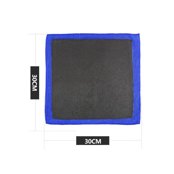 30*30cm Blue Customized Clay Rag For Cars Clay Bar Microfiber Towel