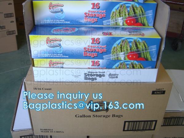 100% COMPOSTABLE food bag K freezer storage bags, Food grade plastic packing bag K slider storage bags CORN