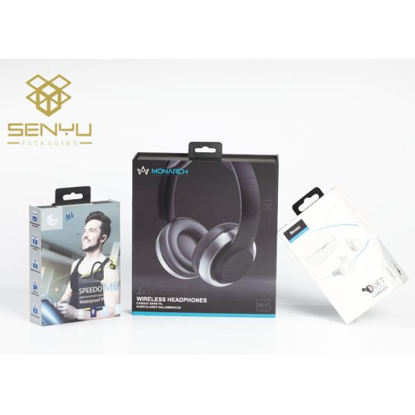 Black Plastic Blister Packaging Box for Headphone Mobile Accessories