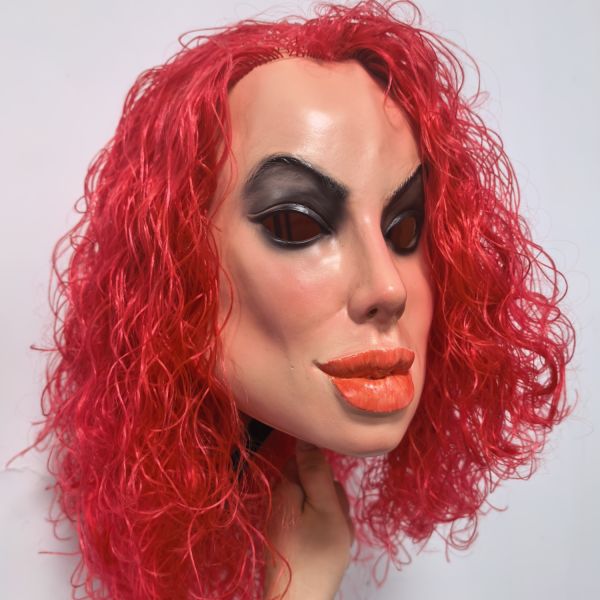Latex Fantasy Mask for Theatrical Use - One Size Fits Most and Lightweight at 280g