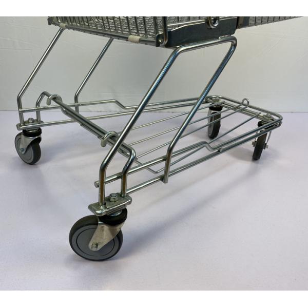 вагонетка покупок металла супермаркета стиля вагонетки посещения магазина бакалеи рицинусов 180L TPR азиатская