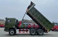 capacité de réservoir de carburant 200-400l Tipper Truck Flat Roof lourde/haute cabine