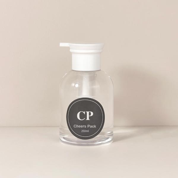 250ml Shampoo Bath Cream Shower Gel Body Lotion Cosmetic Packaging Container Cosmetic Jars