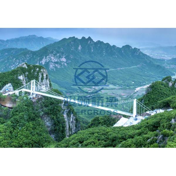 Сертификат CNAS Мост подвесной для стальных кабелей ODM Мост с стальной рамой