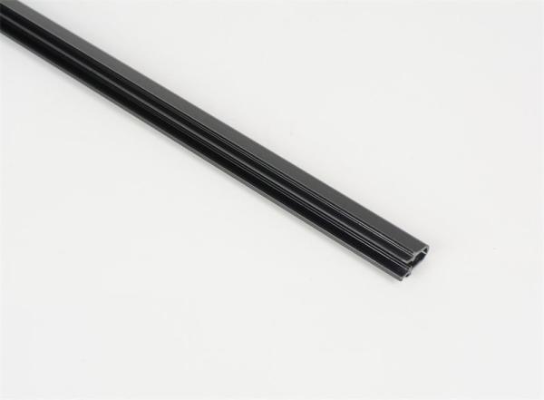 High Strength Abs Plastic Strips Black Channel PVC Trim Strip Profiles Customized