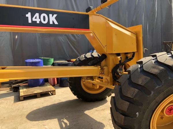 140k Used Cat Motor Grader 140HP 104kW For Construction