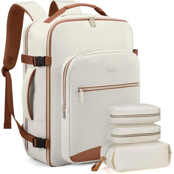 Flight Approved Carry On Perfect for College Hiking Overnight Travel Bag with 17.3inch Laptop Compartment