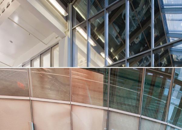 Waterproof Glass Aluminum Curtain Wall Systems High Security Performance