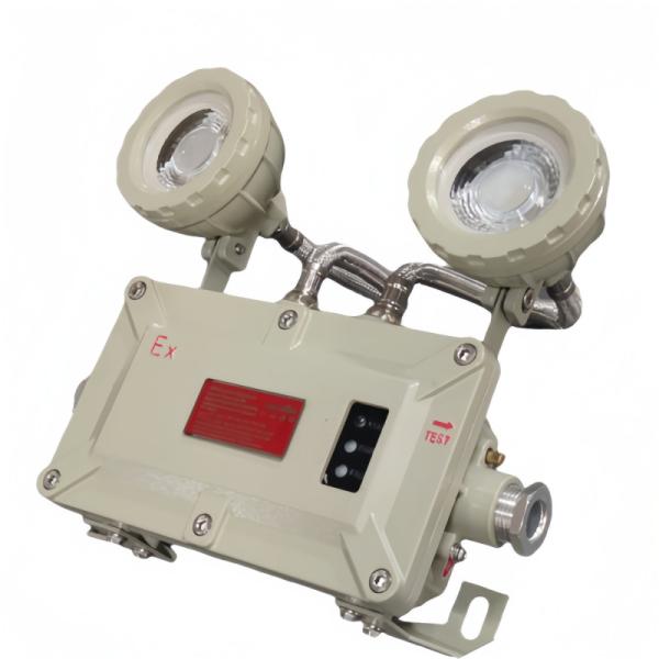 Lumière d'urgence résistante à l'explosion montée au mur et au plafond certifiée ATEX/IECEx pour les sites pétroliers, gaziers, chimiques et miniers