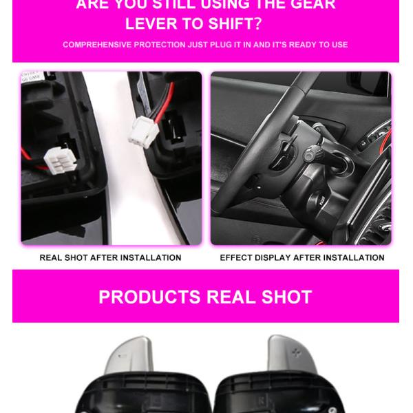 12x7.5cm Wheel Paddle Shifters For Dodge Charger Challenge Ram