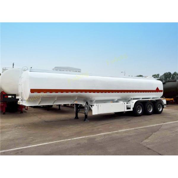 40 / 45 / 50 CBM Crude Oil Tanker Trailers Q345B Carbon Steel Tanker Body