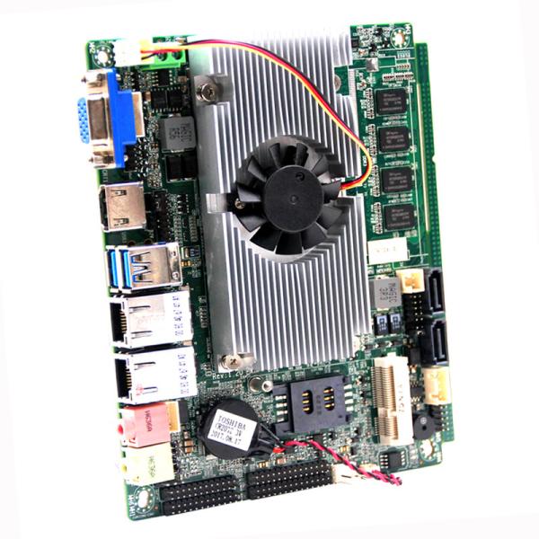 Industrial 3.5 Motherboard Dual Lan 1037U Onboard 4Gb RAM 6 COM With Mini PCIE