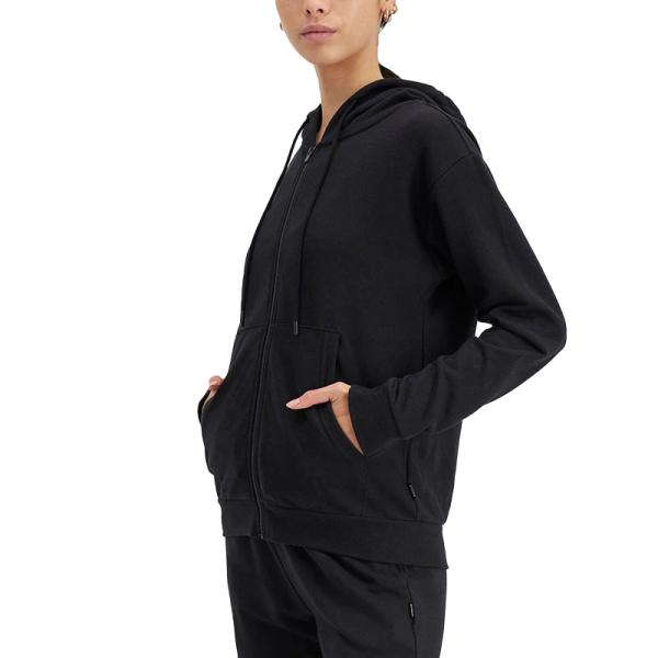 Customized Ladies Gym Fitness Clothing Workout Polyester Sports Women'S Zipper Jacket Hoodies