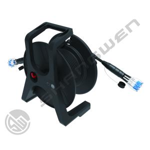 Black 4/6/8 Cores Outdoor Armored PDLC LC SC FC Singlemode 4Fibers 6Cores 8
