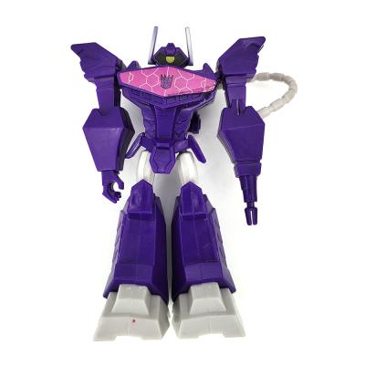 ABS roxo favorito dos PP dos brinquedos do robô dos meninos material para jogar a promoção