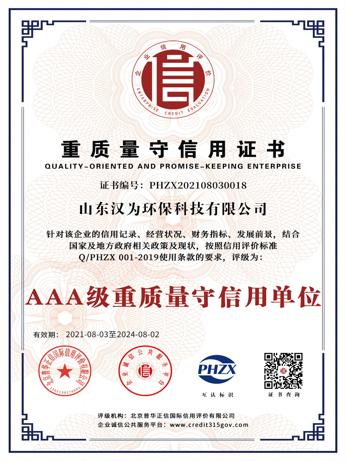 Shandong Sinovis EP Tech Co., Ltd Сертификации