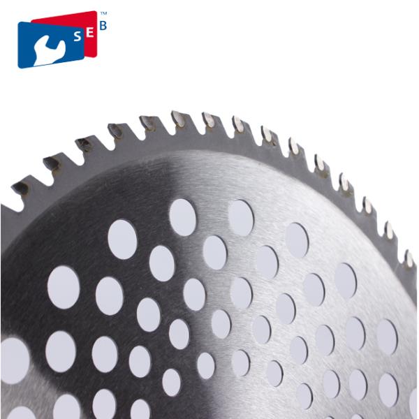 Cutting Grass Bush 255mm Circular Saw Blade , Lawn Mower Blades 25.4mm Hole