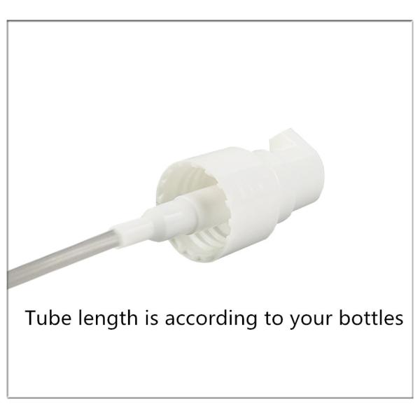 White Plastic Lotion Pump 20/410 24/410 Plastic UV Aluminum Material