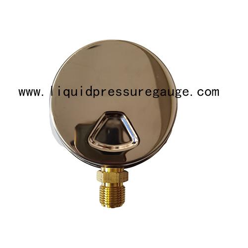 150psi Brass Liquid Filled oil Pressure Gauges 4 Dial 1/2 NPT Lower Mount