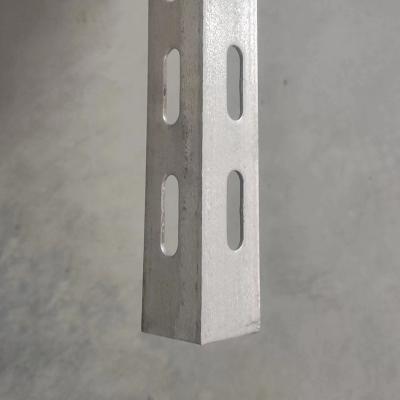 Pre Punched Slotted metal Angle Iron Beam Bar L Shaped ODM