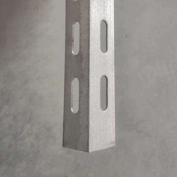 Heavy Duty Slotted Angle Bar With Pre Punched Holes Metal Mate Slotted Steel Angle