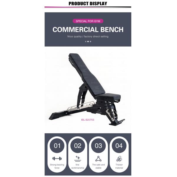 Home Multi-Functional Bench Training Equipment with Adjustable Metal Bench 1355x785x1340mm