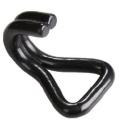 PVC Vinyl Coated 2 Inch Tie Down Straps , Double J Hook Ratchet Tie Down