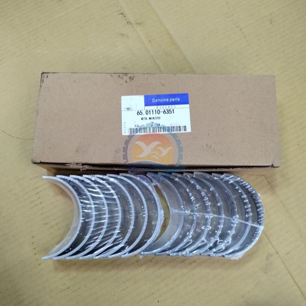 DE08 Main Bearing 140103-00148 DL08 Crankshaft Bearing 65.01110-6351 D1146 Main Bearing 140103-00147 for Doosan Engine