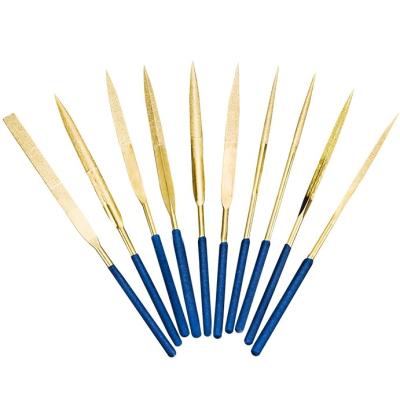 Steel Round Diamond File Set For Precise Metal Shaping And Polishing