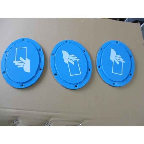 Инжекционный метод литья единственного выстрела С136, голубой фронт АБС - обшейте панелями обслуживания инжекционного метода литья