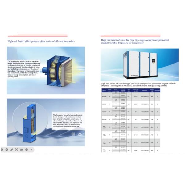 37KW Screw Air Compressor for Hot Sale