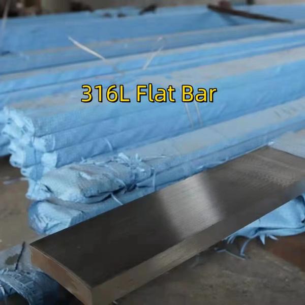 Stainless Steel Flat Bar Brushed Surface TP316L 40*4*6000mm  Hot Rolled SS 316L Flat Bar Sizes