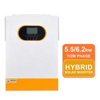 Single Phase Hybrid Inverter Pure Sine Wave Off Grid Solar Inverter 24V 3.5kw 48V 5.5KW 6.2kw Solar Hybrid Inverter with MPPT