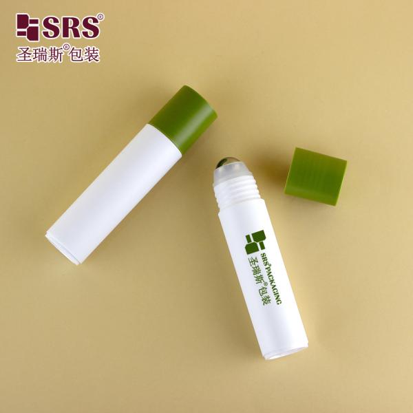 15mm Essential Oil  plastic  Roller Ball Bottle with Gold Cap 304 Stainless Steel Ball for Smooth and Precise Application
