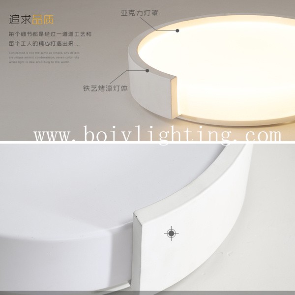 LED Lamp White Or Black 3000K/4000K/6000K Pendant Lightings And Ceiling
