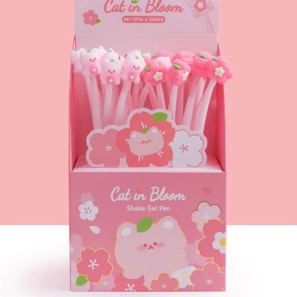Squishy Pens For Kids,Cartoon Cute Fun Pens,Black Gel Ink Pens For Kids Party Favors Classroom Prizes School Office Home Supplies