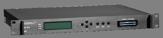 Digital TV Systems IRD Satellite Receiver Descrambler , MPEG 2 Decoder