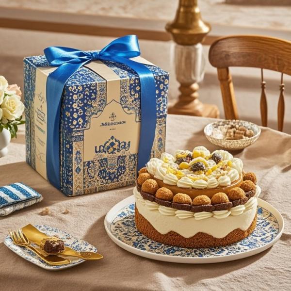Luxury Customized Logo Baking Dessert Cake Packaging Paper Packaging Box Customized Cake Gift Box