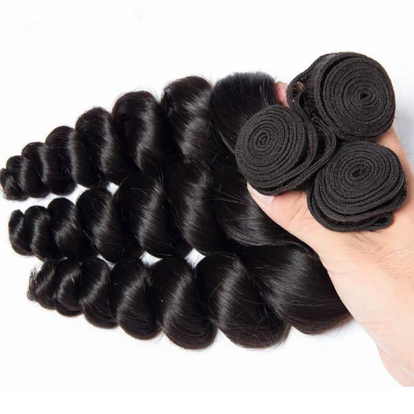 100 Grams Virgin Human Hair Extensions Natural Color 2 Years Service Life