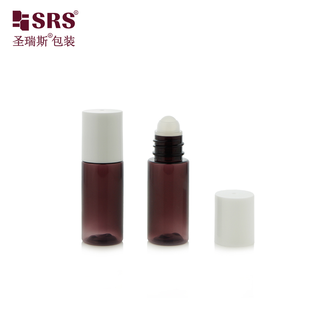 15ml PET Roll On Bottle Empty Plastic Roller Container for Essential Oil Eye Serum Body Care Liquid