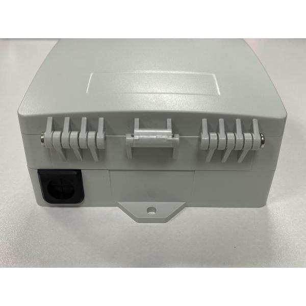 Wall Mount Fiber Optic Terminal Box 8 Port FTTH Indoor NAP Box For 2*5 Flat Drop Cable