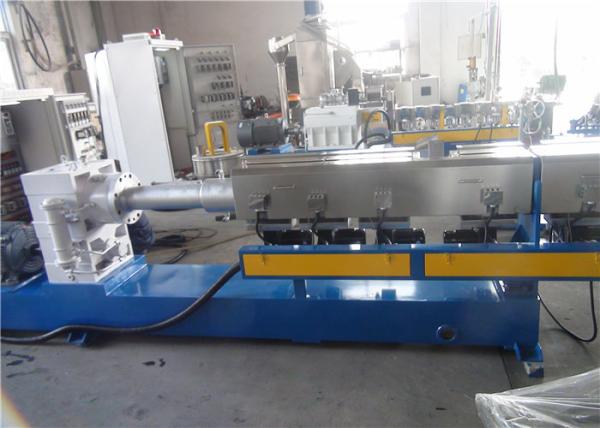 Recycling Plastic Flake Single Screw Extruder Machine Water Cooling Strand Cutting