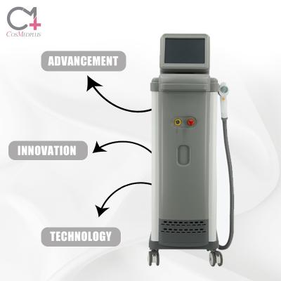 Professional Q Switch Vertical Three-Wave Tattoo Removal and Eyebrow Washing Machine